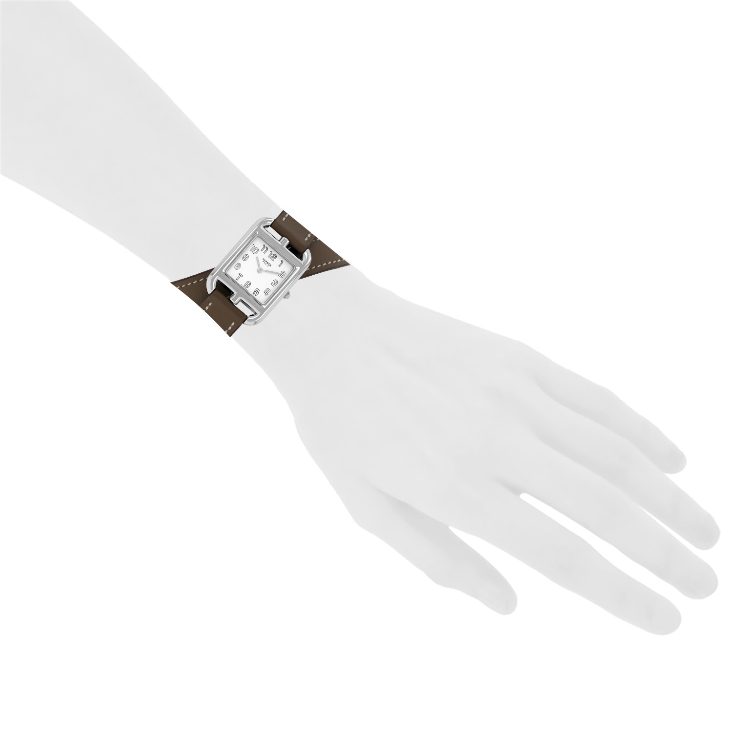 Reloj Hermès Cape Cod de acero Ref: Hermès - CC1.210a  Circa 2010 - Detail D1