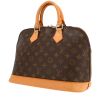 Louis Vuitton  Alma handbag  in brown monogram canvas  and natural leather - 00pp thumbnail