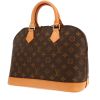 Bolso de mano Louis Vuitton  Alma en lona Monogram marrón y cuero natural - 00pp thumbnail