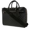 Borsa portadocumenti Louis Vuitton  Overnight in tela a scacchi e pelle nera - 00pp thumbnail