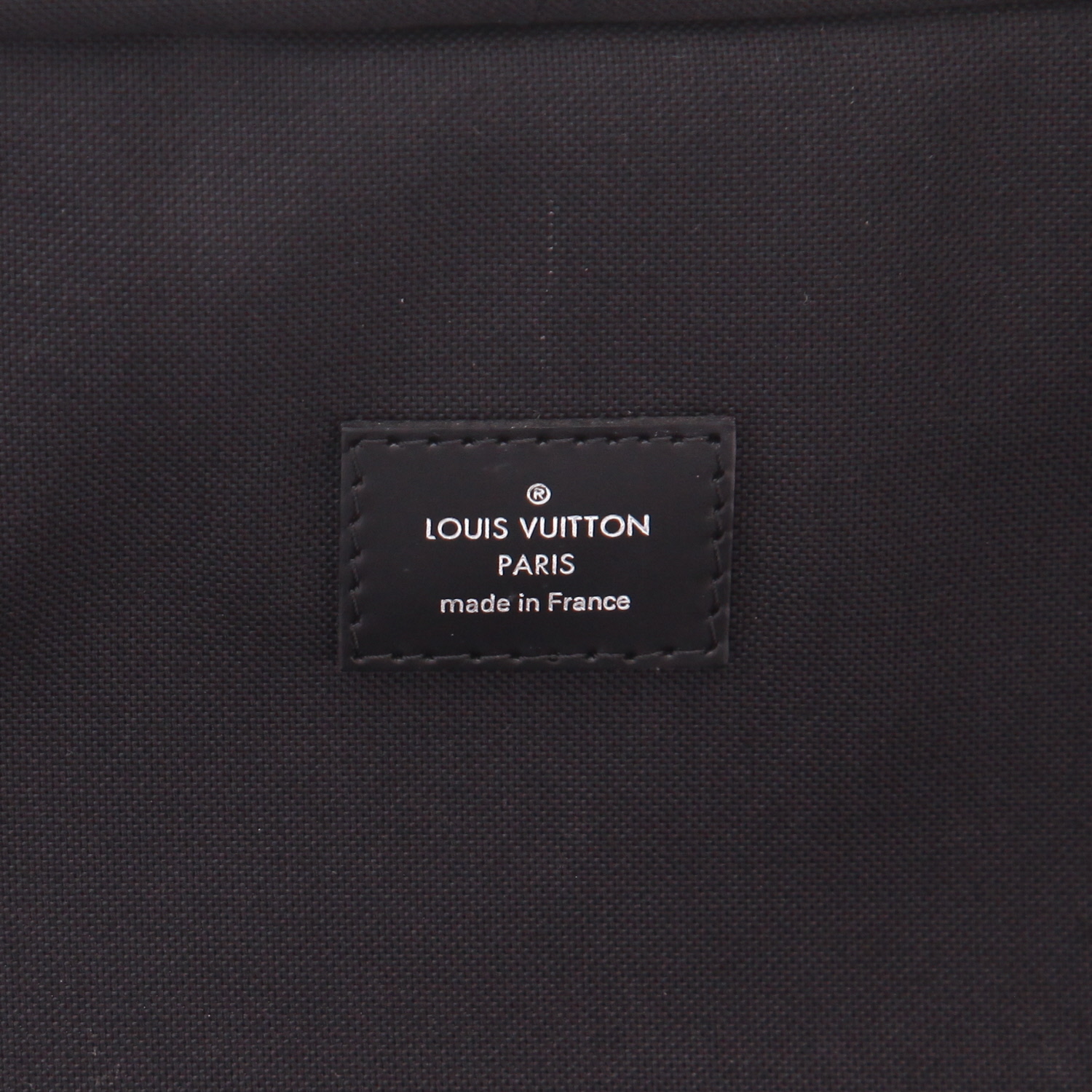 Borsa portadocumenti Louis Vuitton  Overnight in tela a scacchi e pelle nera - Detail D2
