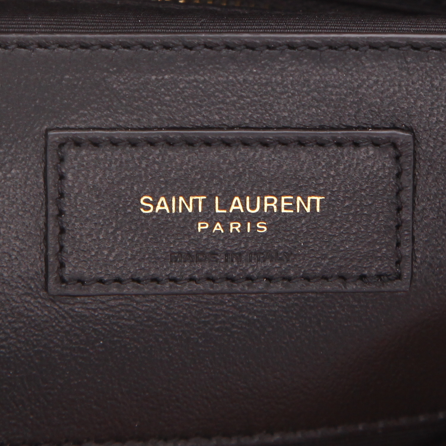 Saint Laurent  Jamie handbag  in brown leather - Detail D2