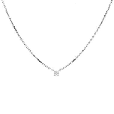 Collana Cartier 1895 in oro bianco e diamante