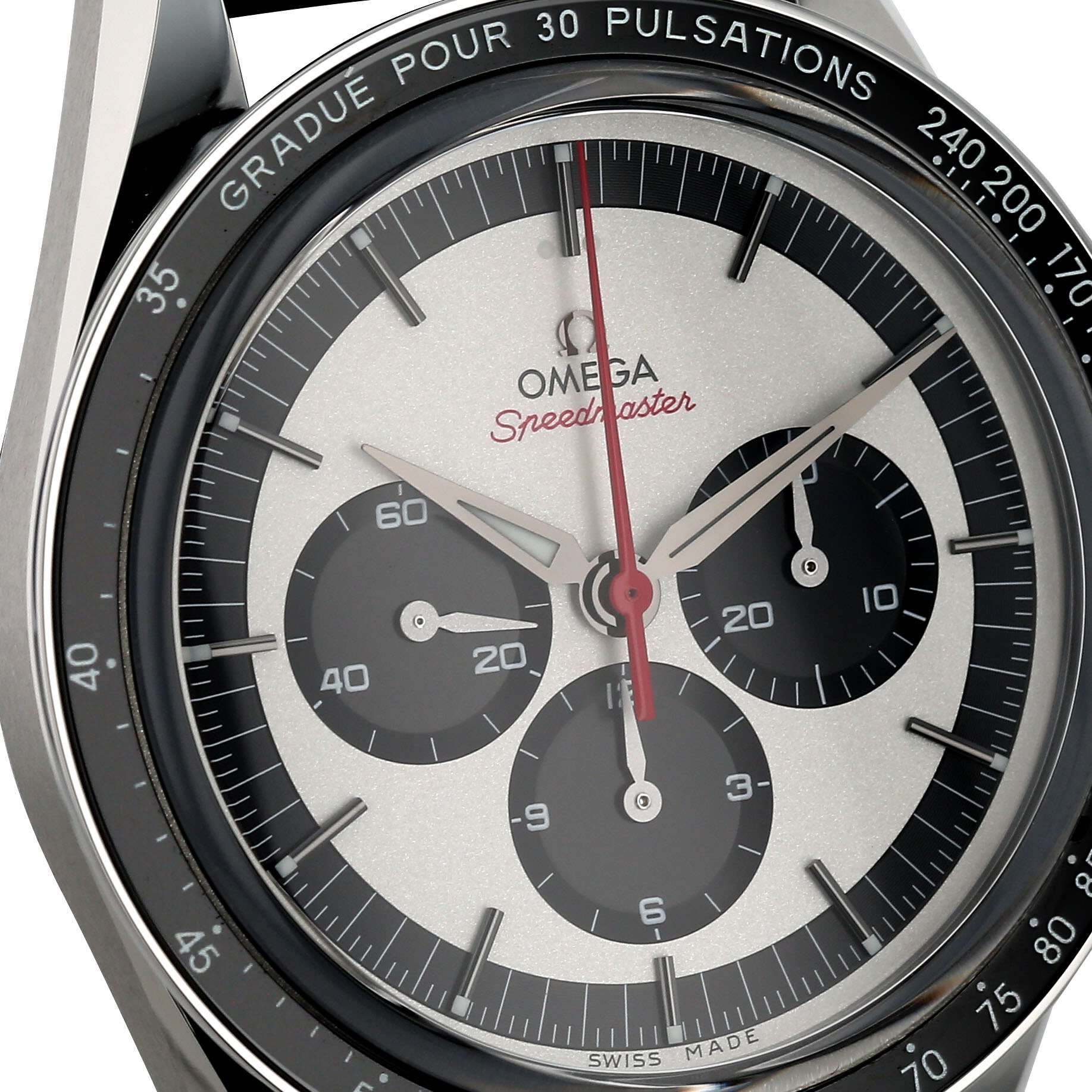 Montre Omega Speedmaster Professional Moonwatch en acier Ref: Omega - 31132403002001  Vers 2019 - Detail D4