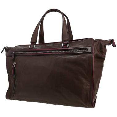 Borsa da viaggio Berluti   in pelle marrone