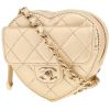 Chanel  Heart bag clutch-belt  in gold leather - 00pp thumbnail