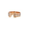 Open Cartier C de Cartier small model ring in yellow gold, pink gold and white gold - 00pp thumbnail