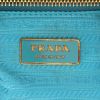 Bolso de mano Prada   en cuero azul - Detail D2 thumbnail