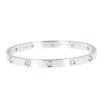 Bracelet Cartier Love 10 diamants en or blanc et diamants, taille 19 - 360 thumbnail