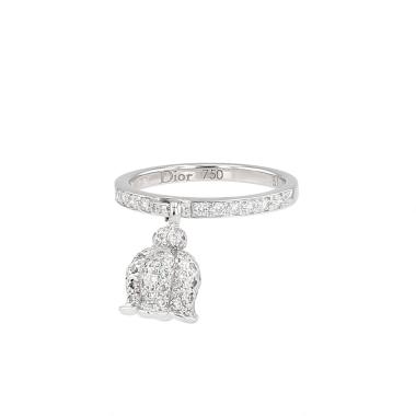 Bague Dior Muguet en or blanc et diamants