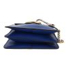 Chloé  Faye shoulder bag  in blue leather  and blue suede - Detail D1 thumbnail