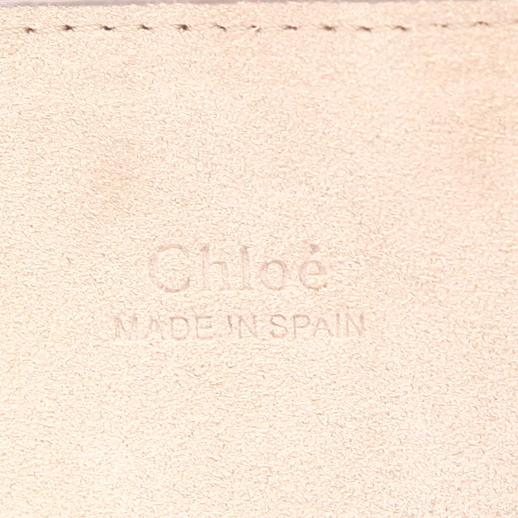 Sac bandoulière Chloé  Faye en cuir bleu et daim bleu - Detail D2