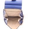 Chloé  Faye shoulder bag  in blue leather  and blue suede - Detail D3 thumbnail