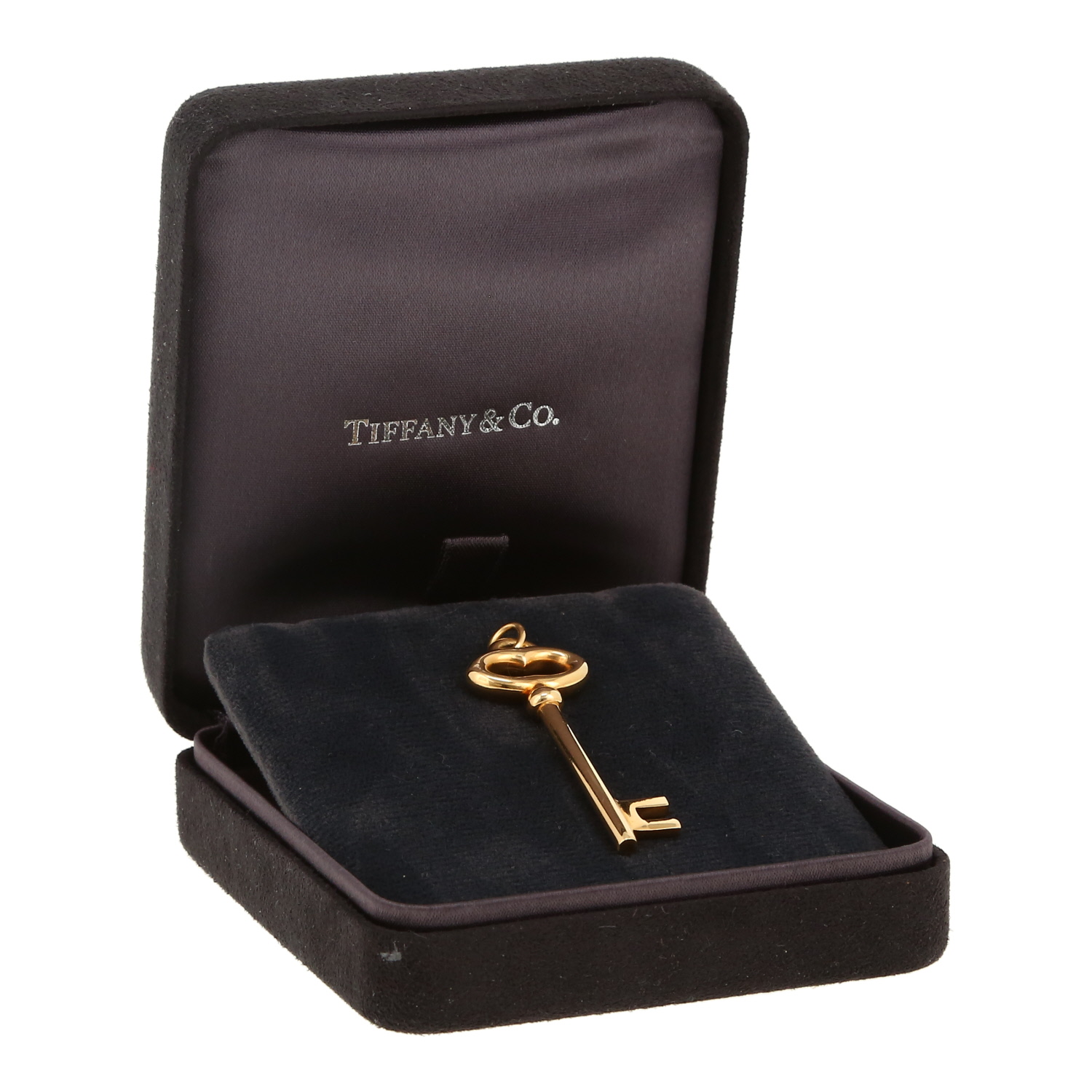 Ciondolo Tiffany & Co Clé modello grande in oro giallo - Detail D2