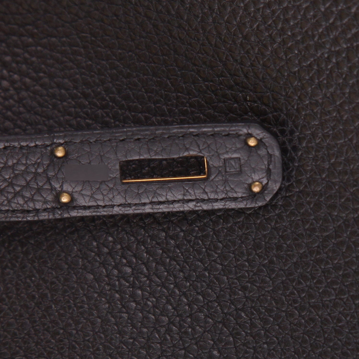 Borsa Hermès  Birkin 35 cm in pelle togo nera - Detail D4