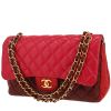 Bolso de mano Chanel  Timeless Jumbo en cuero acolchado rojo rosa y color burdeos - 00pp thumbnail