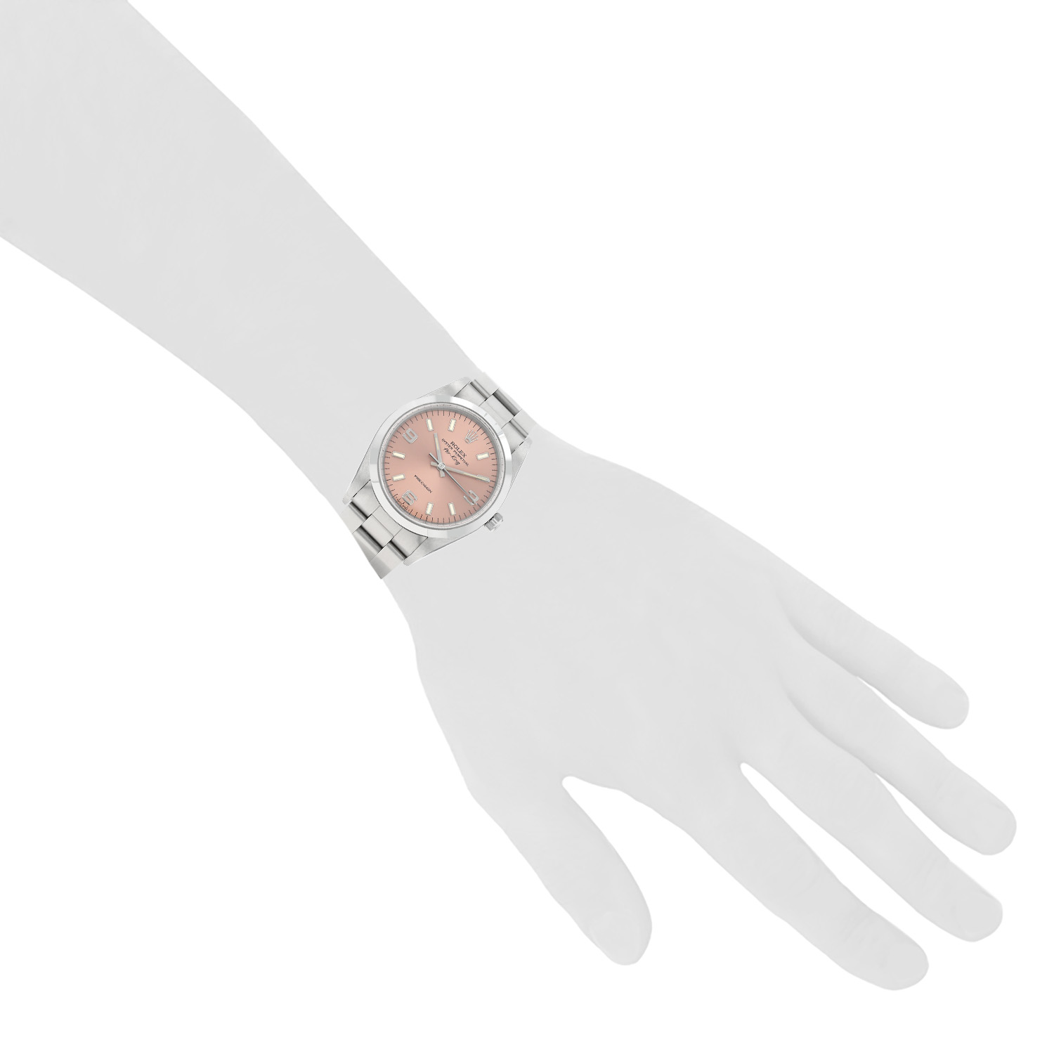 Montre Rolex Air King en acier Ref: Rolex - 14000  Vers 1997 - Detail D1