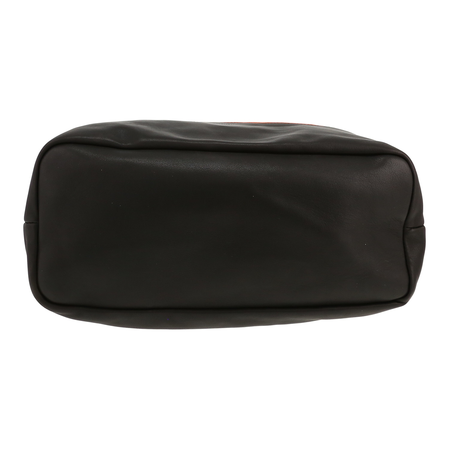 Sac cabas Givenchy   en suédine rouge et cuir noir - Detail D1