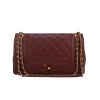 Chanel  Mademoiselle handbag  in burgundy quilted leather - 360 thumbnail