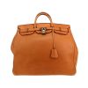 Hermès  Haut à Courroies travel bag  in brown leather - 360 thumbnail