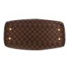 Louis Vuitton  Trevi handbag  in ebene damier canvas  and brown leather - Detail D1 thumbnail