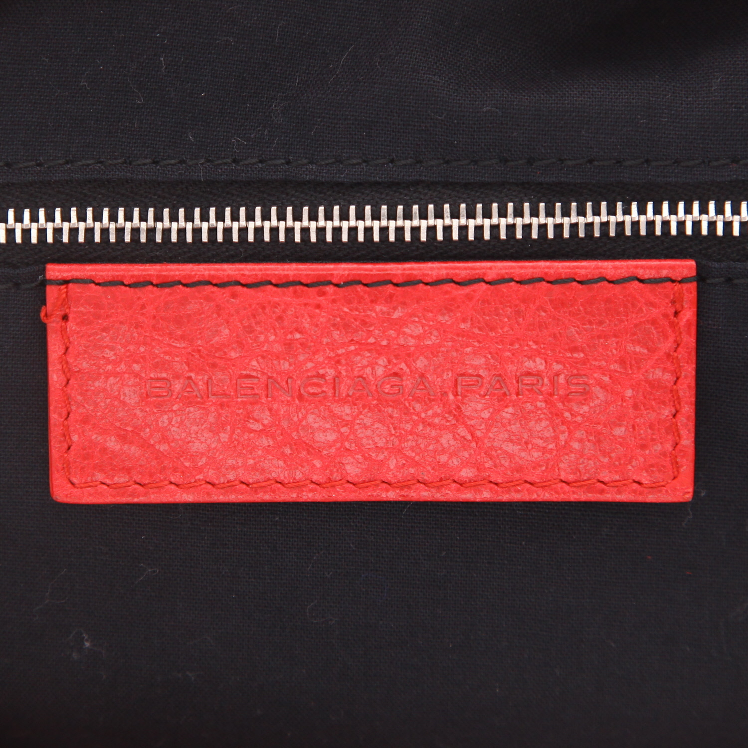 Sac à main Balenciaga  City en cuir rouge - Detail D2