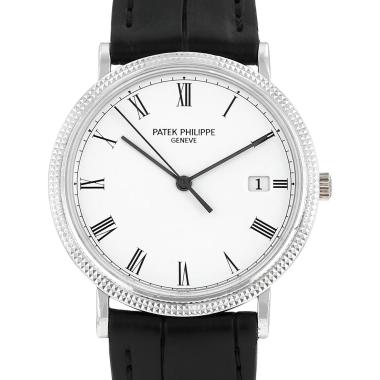 Reloj Patek Philippe Calatrava Clous De Paris de oro blanco Ref: Patek Philippe - 3944  Circa 1980