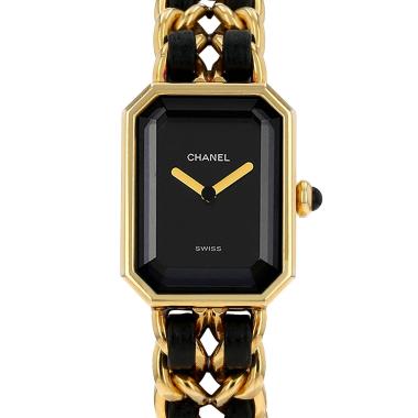 Montre Chanel Première taille M  en plaqué or Ref: Chanel - H0001  Vers 1990