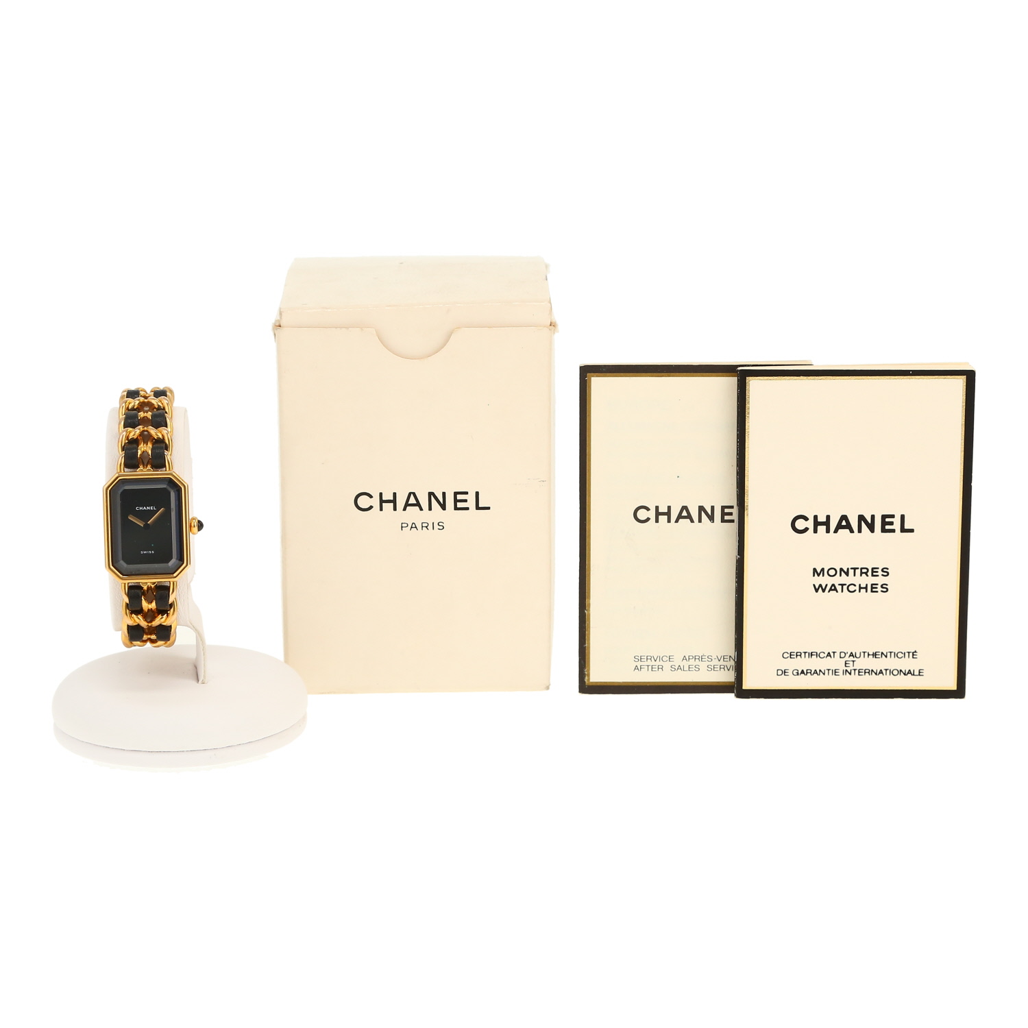 Chanel Première  size M  in gold plated Ref: Chanel - H0001  Circa 1994 - Detail D2