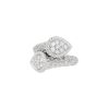 Anello Boucheron Serpent Bohème taglia S in oro bianco e diamanti - 00pp thumbnail