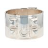 Hermès Collier de chien cuff bracelet in silver - 00pp thumbnail