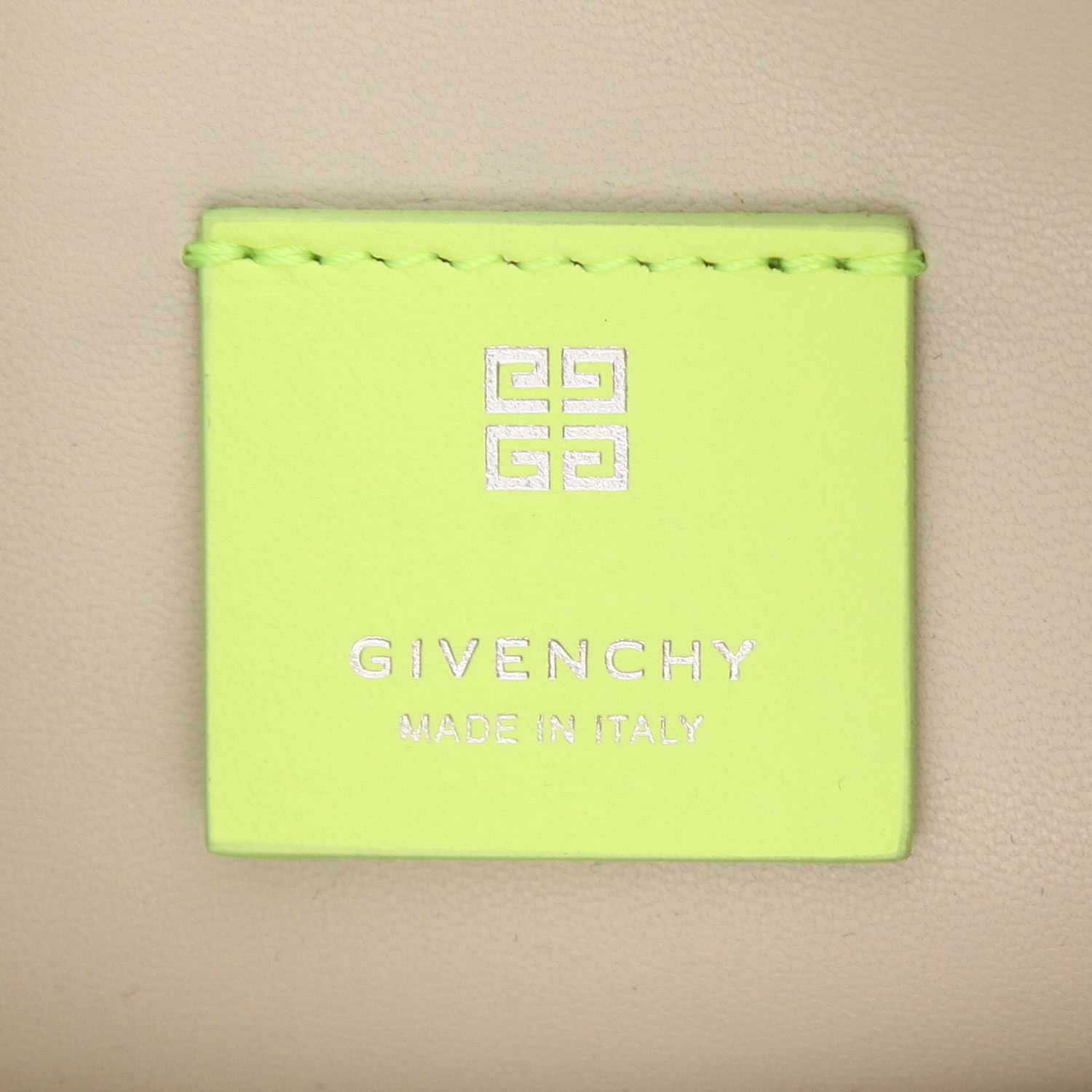 Givenchy  Moon Cut Out handbag  in yellow leather - Detail D2