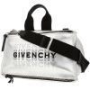 Bolso bandolera Givenchy  Pandora en cuero plateado - 00pp thumbnail