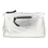 Bolso bandolera Givenchy  Pandora en cuero plateado - Detail D1 thumbnail