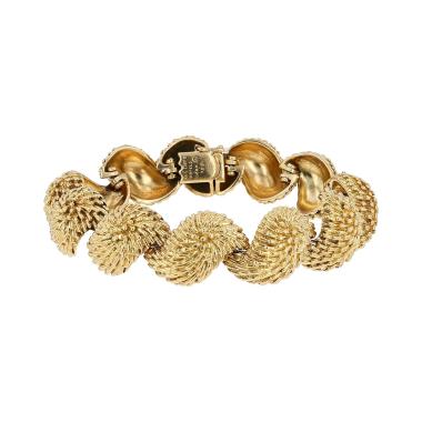 Bracelet années 60 Van Cleef & Arpels Hérisson en or jaune