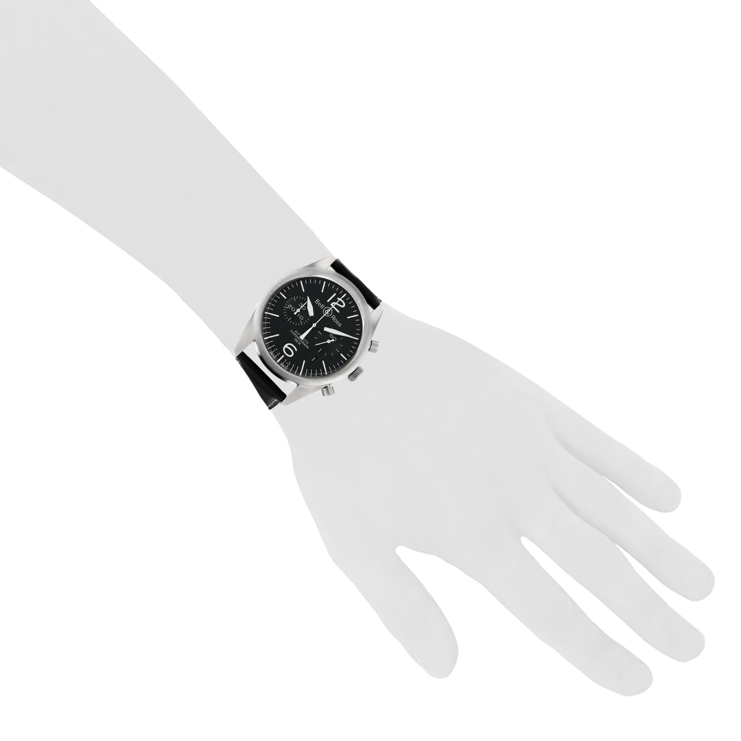 Bell & Ross BR126  in stainless steel Ref: Bell & Ross - BRV126-BL-ST/SCA  Circa 2021 - Detail D1