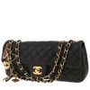 Chanel   handbag  in black quilted leather - 00pp thumbnail