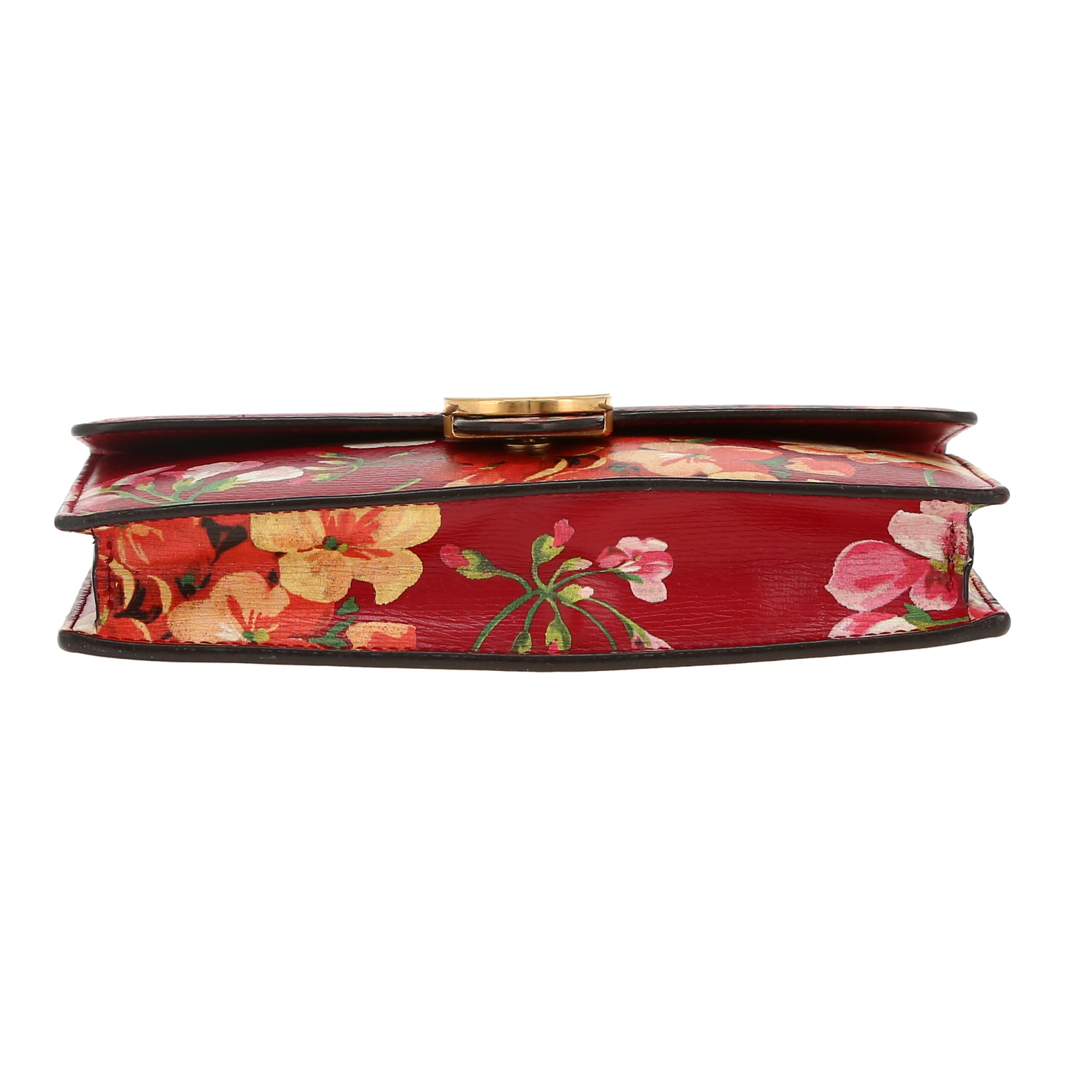 Borsa a tracolla Gucci  Interlocking G in pelle rossa - Detail D1