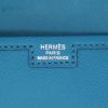 Hermès  Jige pouch  in Bleu Izmir epsom leather - Detail D2 thumbnail