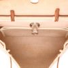 Borsa da spalla o a mano Hermès  Herbag in tela beige e mucca Hunter - Detail D3 thumbnail