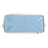 Loewe  Puzzle  shoulder bag  in white and blue grained leather - Detail D1 thumbnail