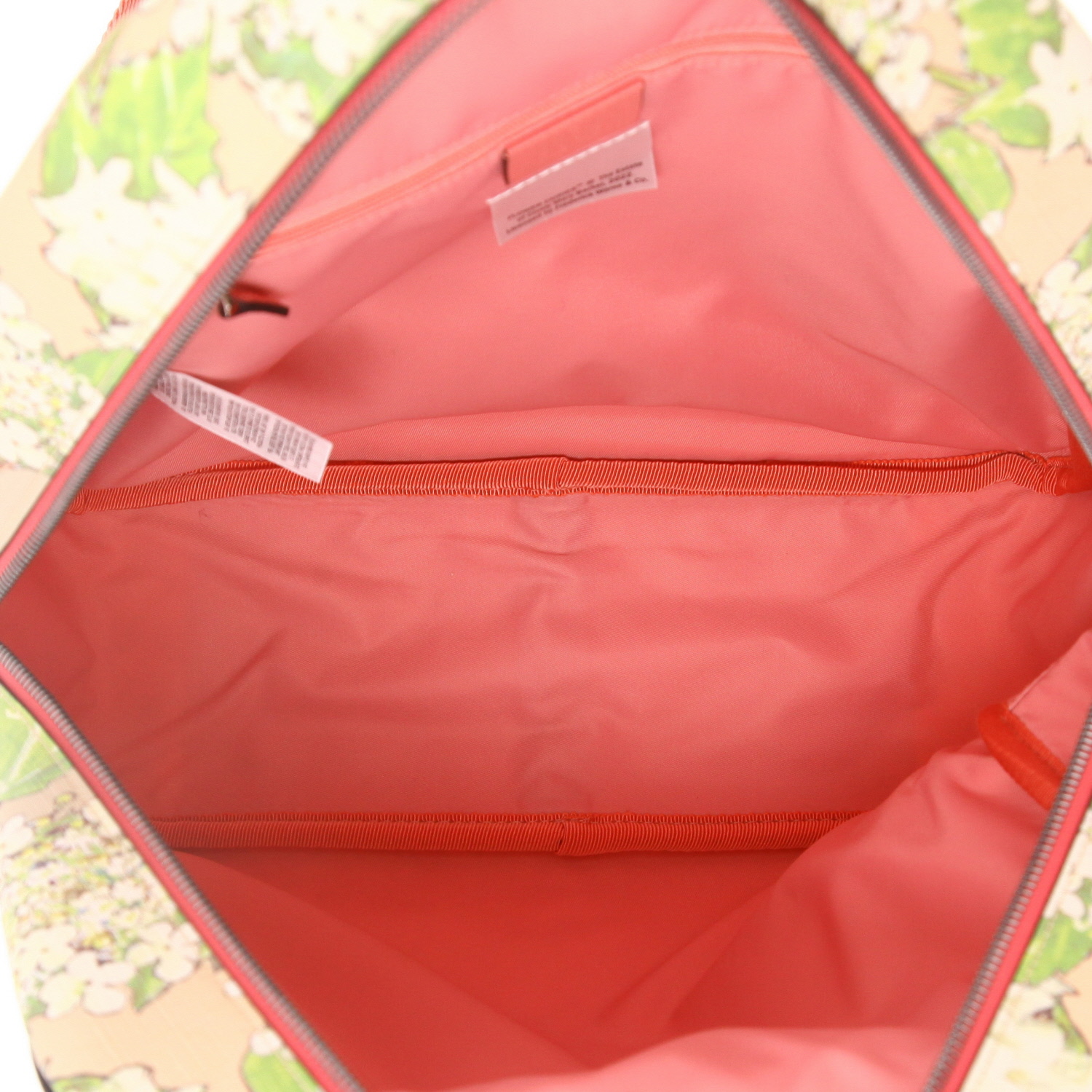 Mochila Gucci   en lona beige y rosa - Detail D3