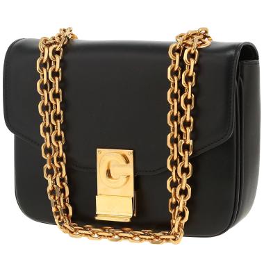 Sac porté épaule ou main Celine  C bag en cuir noir