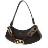 Bolso de mano Fendi  O'Lock Swing en cuero negro - 00pp thumbnail