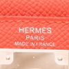 Hermès  Kelly 28 cm handbag  in Capucine, yellow and Bleu Obscur epsom leather - Detail D2 thumbnail