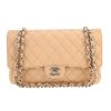 Sac à main Chanel  Timeless Classic en cuir grainé matelassé beige - 360 thumbnail