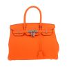 Hermès  Birkin 30 cm handbag  in orange togo leather - 360 thumbnail