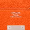 Hermès  Birkin 30 cm handbag  in orange togo leather - Detail D2 thumbnail