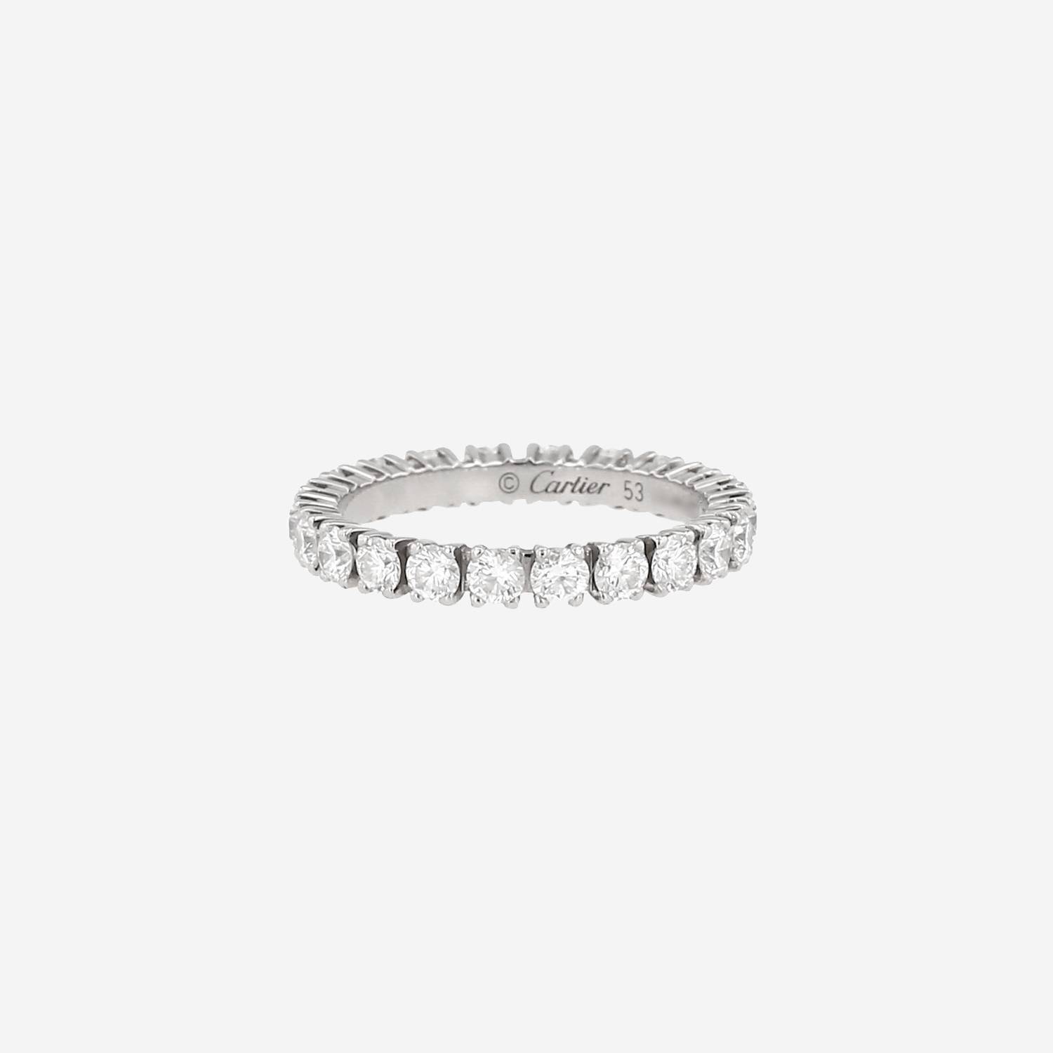 Bague Cartier Destinée en platine en diamants