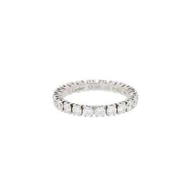 Cartier Destinée ring in platiniumand in diamonds